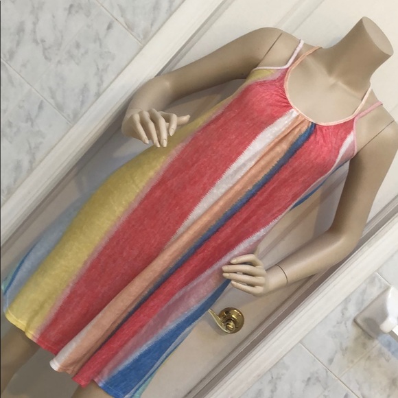 RAINBOW STRIPE DRESS - Picture 4 of 8